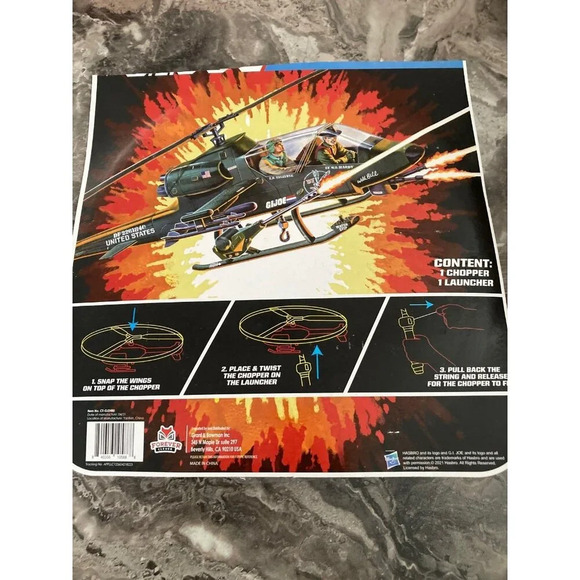 Néw sealed g I joe flying chopper with handheld launcher - Picture 2 of 2